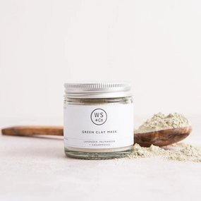 Green Clay Face Mask from Wild Sage   Co