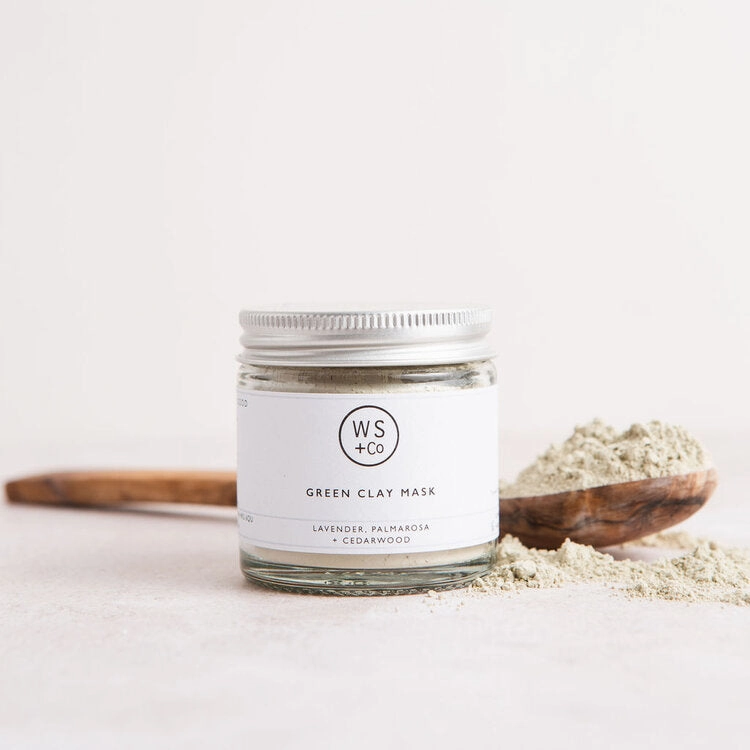 Green Clay Face Mask from Wild Sage   Co