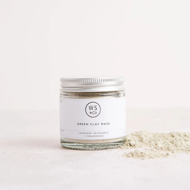 Green Clay Face Mask from Wild Sage   Co