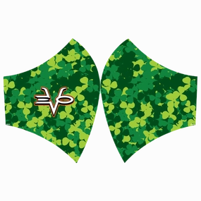 GREEN SHAMROCK Ear Loop Face Mask