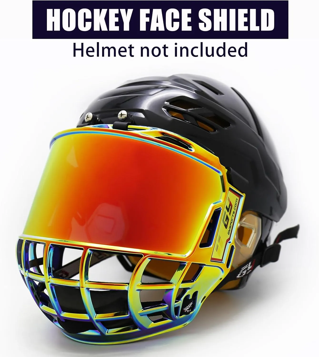 Gy Hockey Full Face Shield Visor Senior Ice Hockey Helmet Visor Adult & Youth, Anti-Scratch/Anti-Fog/Ce Certified