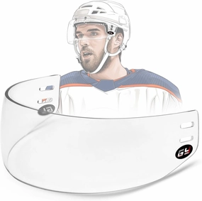 GY Hockey Visor Clear Hockey Helmet Visor Youth Ice Hockey Half Face Visor Adult Inside Anti-Fog/Outside Anti-Scratch