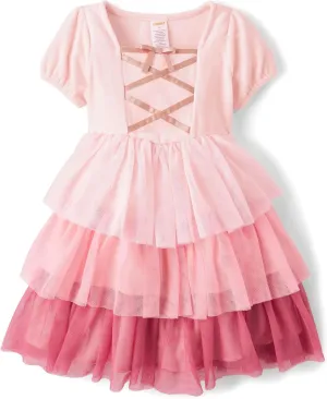 Gymboree,and Toddler Short Sleeve Dressy Dresses,Pink Petal,6