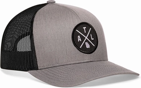 HAKA State City Trucker Hat for Men & Women, Adjustable Baseball Hat, Mesh Snapback, Sturdy Outdoor Black Golf Hat