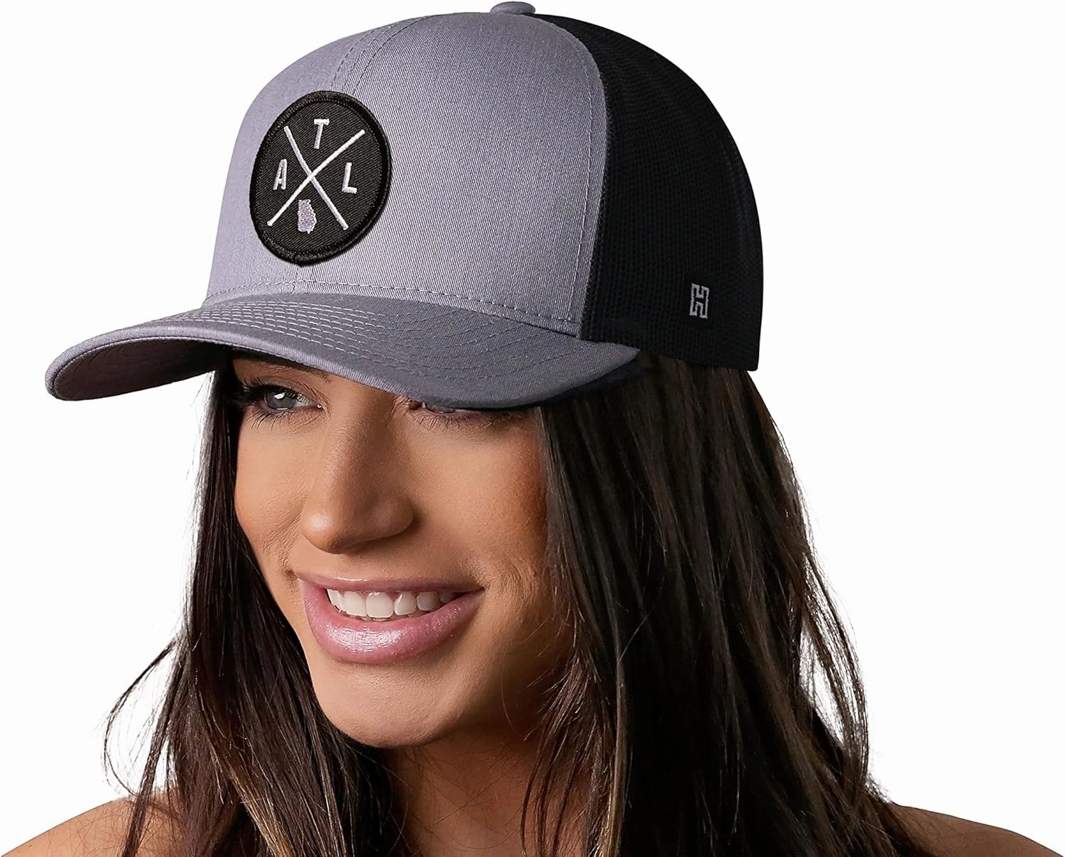 HAKA State City Trucker Hat for Men & Women, Adjustable Baseball Hat, Mesh Snapback, Sturdy Outdoor Black Golf Hat