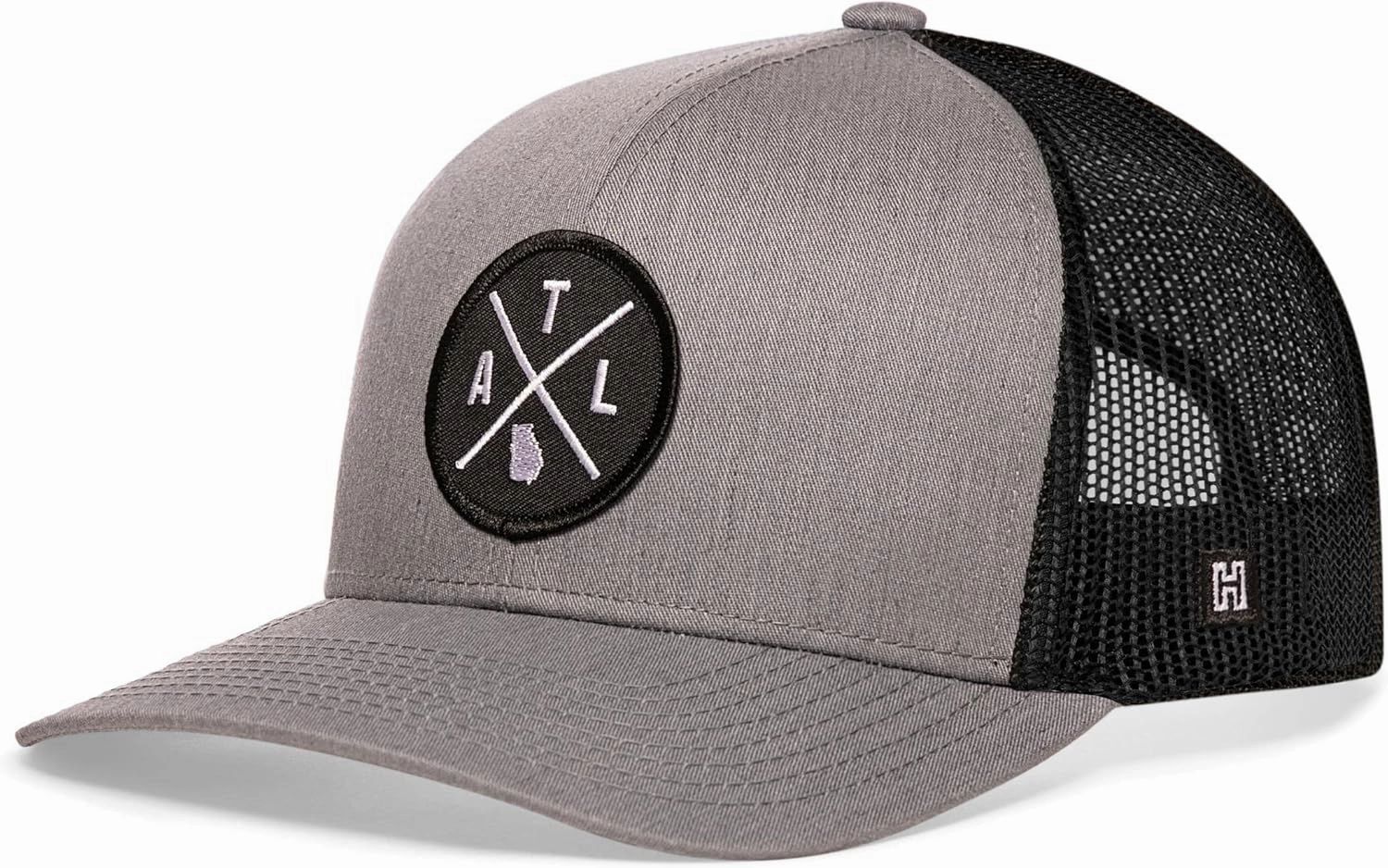 HAKA State City Trucker Hat for Men & Women, Adjustable Baseball Hat, Mesh Snapback, Sturdy Outdoor Black Golf Hat