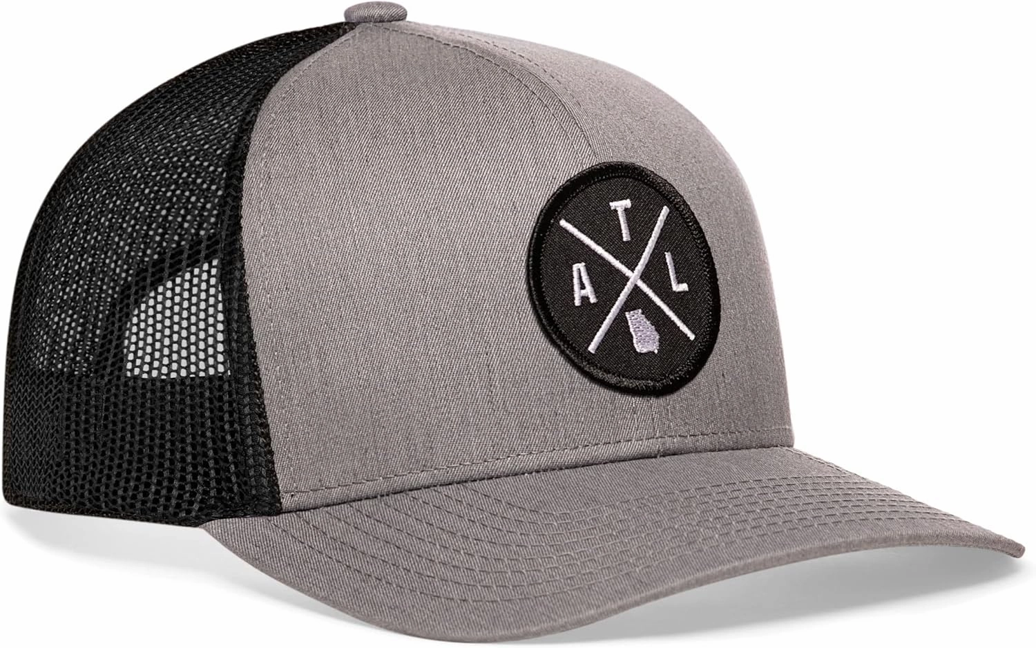 HAKA State City Trucker Hat for Men & Women, Adjustable Baseball Hat, Mesh Snapback, Sturdy Outdoor Black Golf Hat