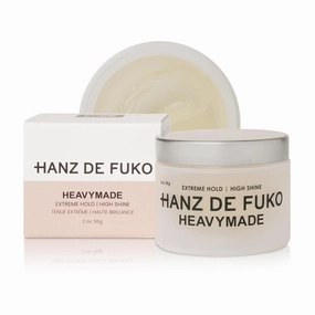 Hanz de Fuko Heavymade – Premium Men’s Hair Styling Pomade – Extreme Hold, High Shine – 2 oz.