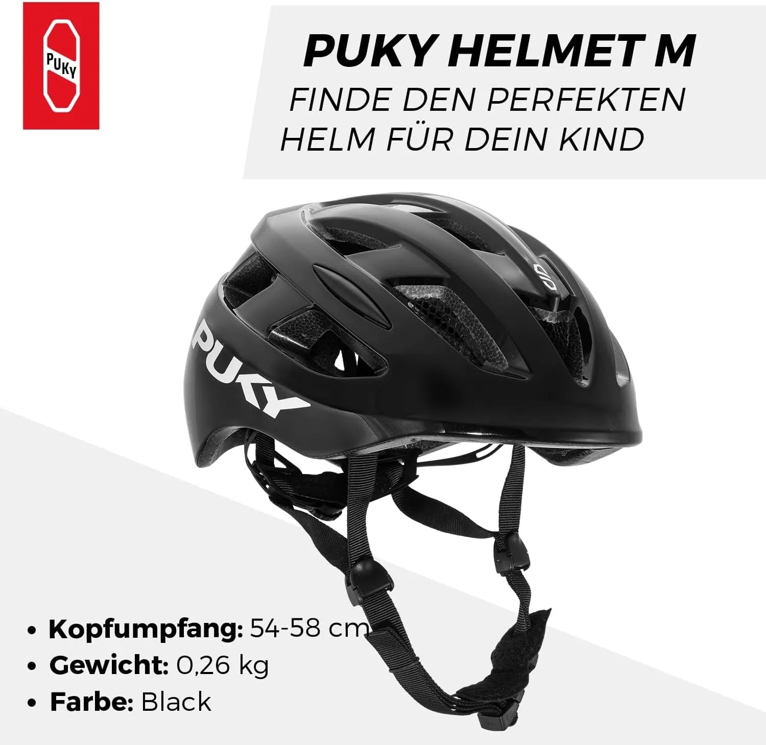 Helmet | Bicycle helmet for children 48-55 cm | light 220 g | Maximum protection and ventilation | 360° view through light module | Ideal for safety and comfort on the bike