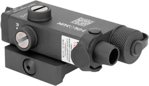 HOLOSUN LS117 Single Red/Green Laser for Long Guns | Waterproof Lightweight Durable Aluminum Black Gun Laser with QD Release Picatinny Rail Mount, Remote Cable Switch, T10 L Key & Battery Included