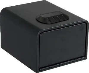 Home Defense Quick Access Single Gun Vault with Electronic Lock and Key, 0.38 cu. ft., Black, SA-HD3