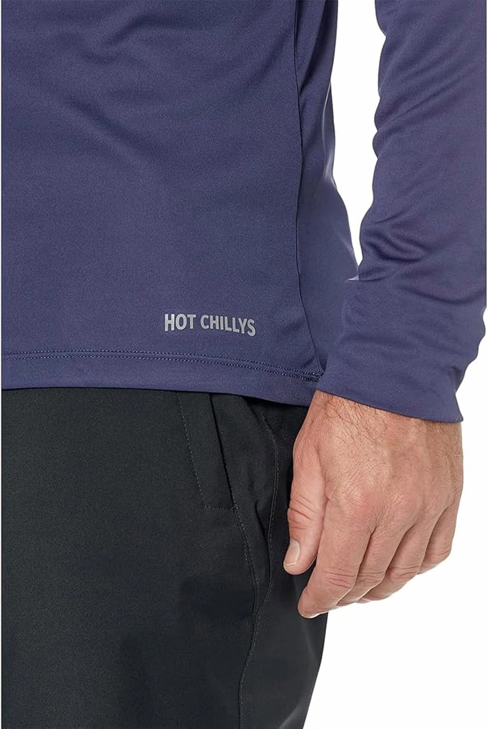 Hot Chillys Men's Peach Skins Roll T-Neck Lightweight Relaxed Fit Base Layer | Warm Soft Long Sleeve Thermal Shirt for Men