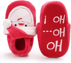 HsdsBebe Unisex Baby Cozie Fleece Lined Booties Non-Slip Soft Sole Infant Winter Warm Socks Shoes
