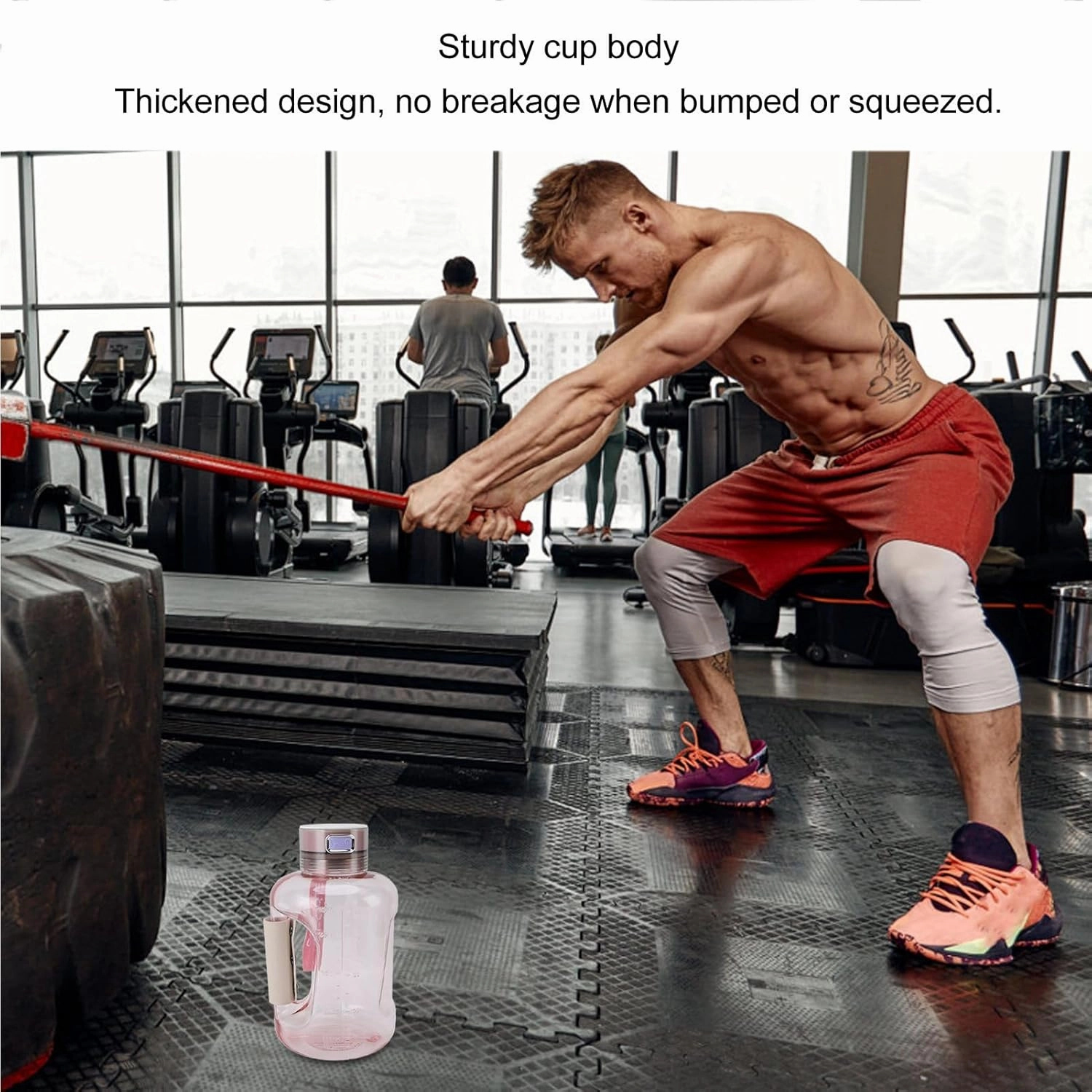 Hydrogen Water Bottle Portable SPE PEM Technology Hydrogen Rich Water Generator Pt Sheet for Sports ()(Pink)
