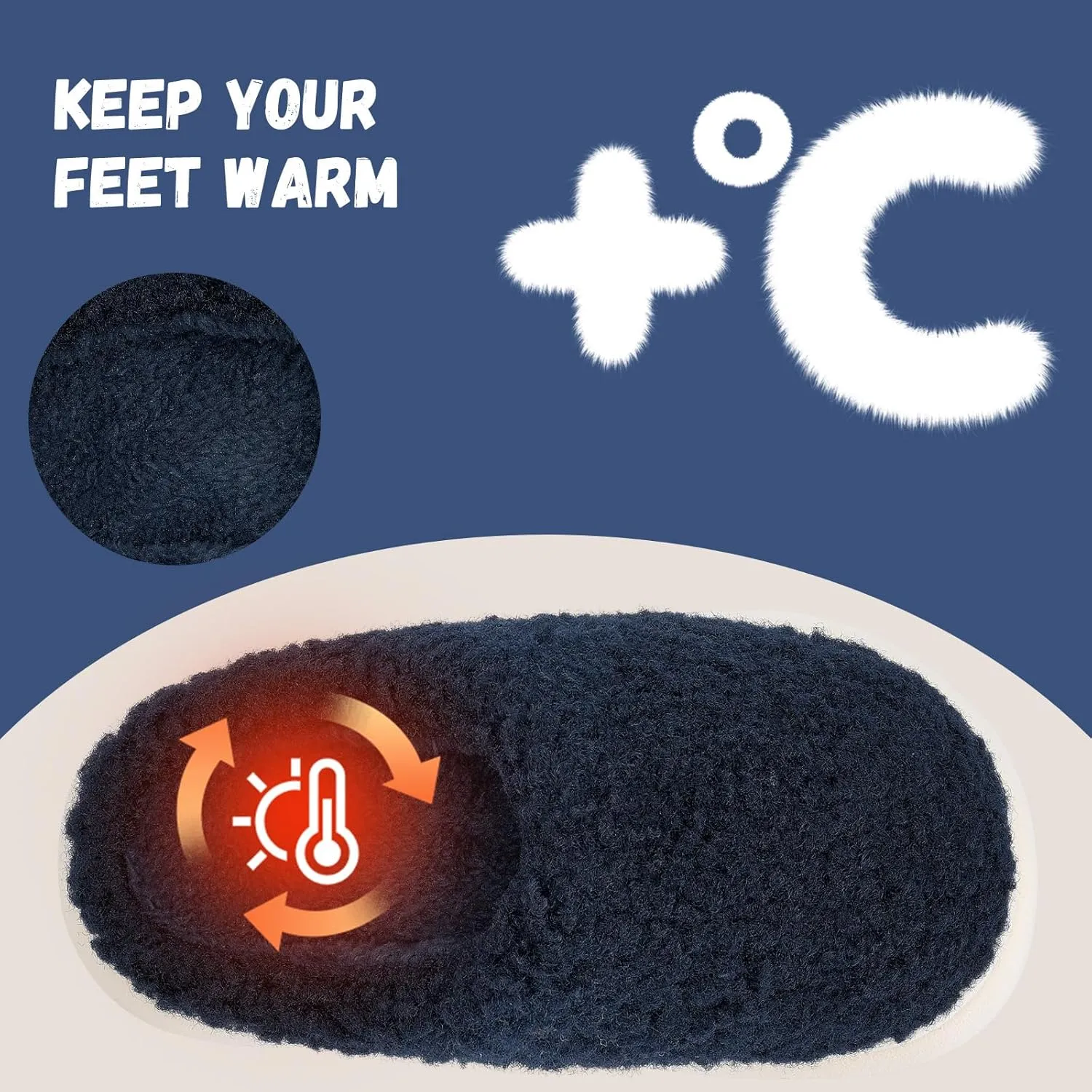 IceUnicorn Kids Slippers Boys Girls Warm Soft Plush Memory Foam House Slippers Big Little Kids Non-Slip Winter Home Shoes for Indoor Outdoor
