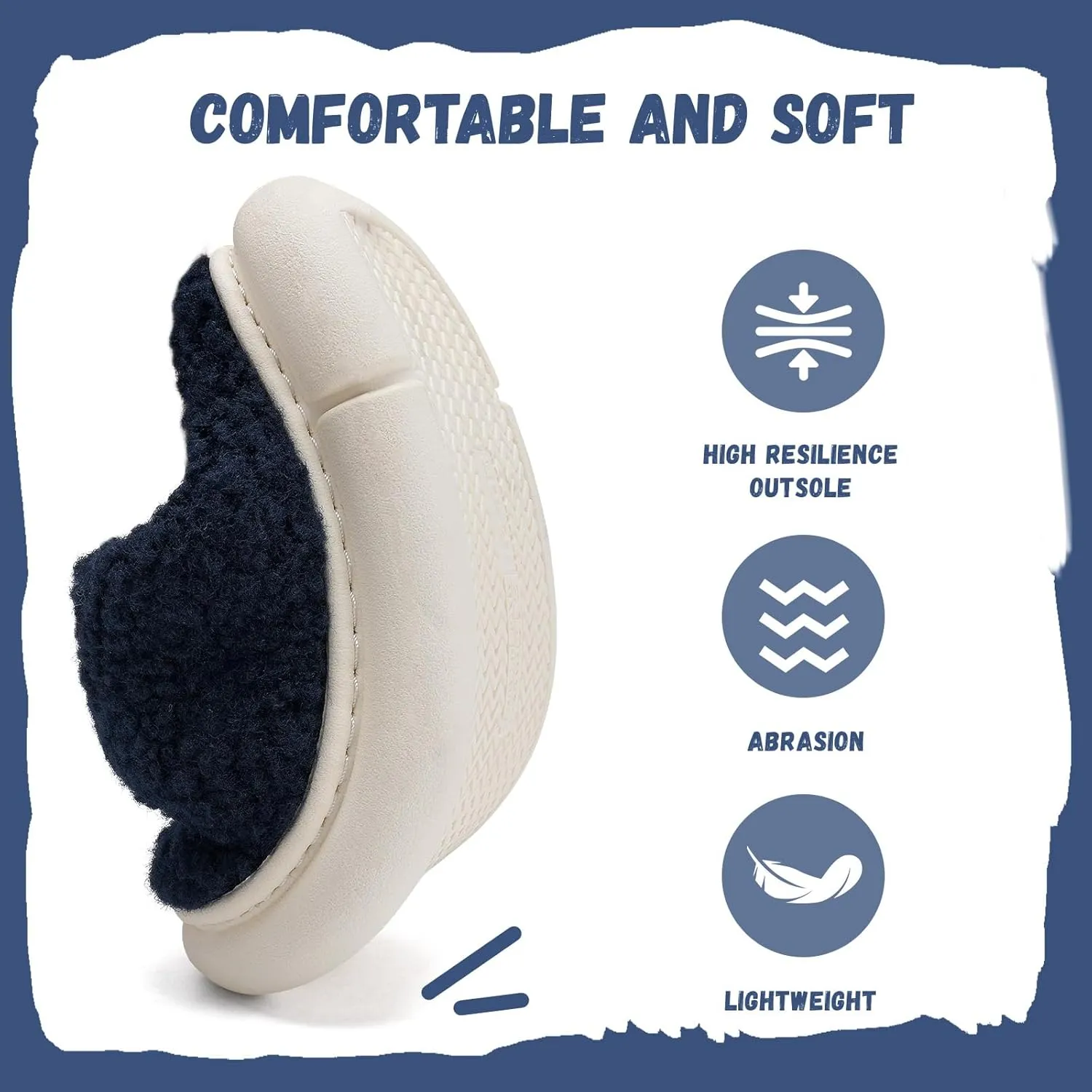 IceUnicorn Kids Slippers Boys Girls Warm Soft Plush Memory Foam House Slippers Big Little Kids Non-Slip Winter Home Shoes for Indoor Outdoor