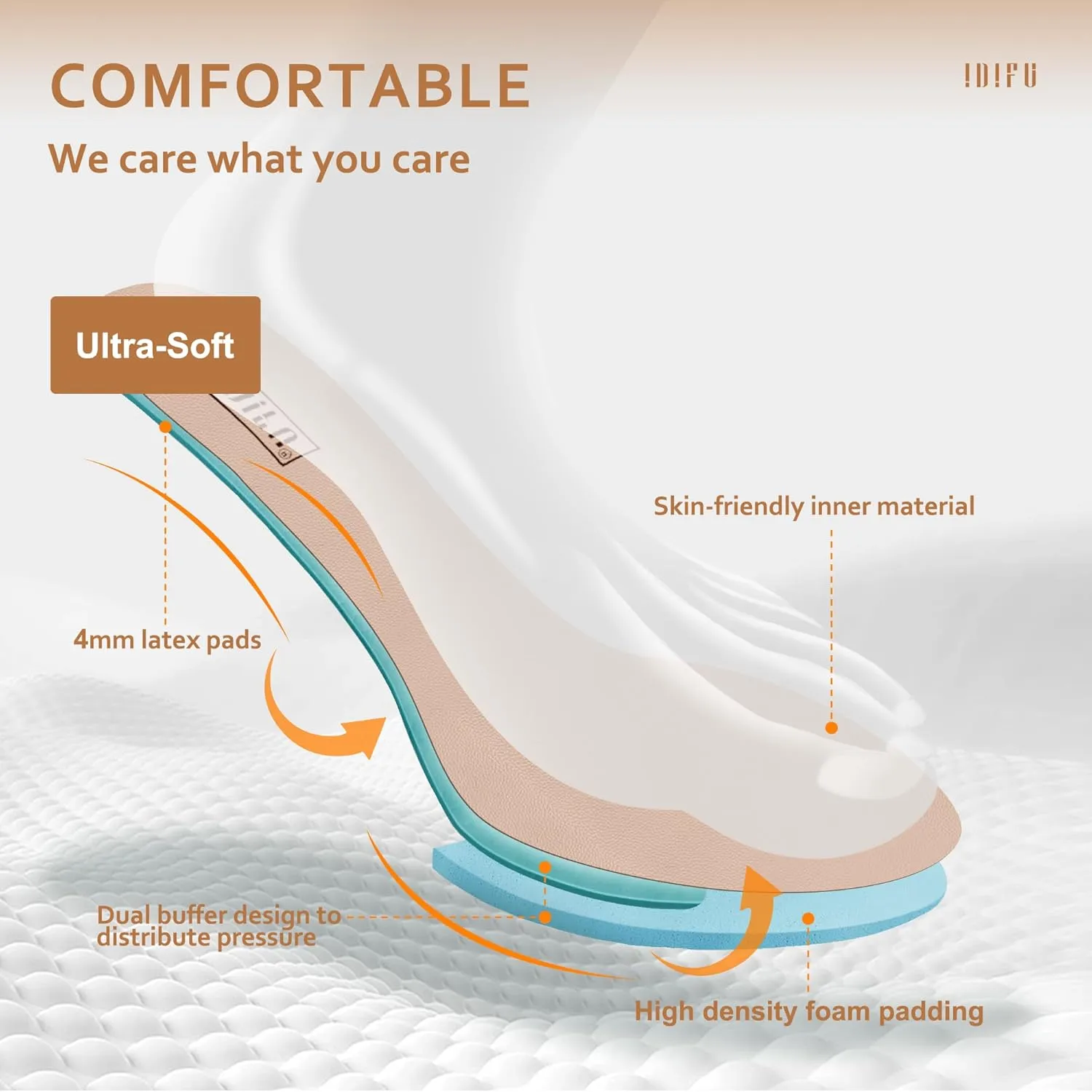 IDIFU Women's 3 Inch Kitten Heels - Dressy Open Toe Heels Ankle Strap Heeled Sandals for Bride Wedding Bridal Shoes On Evening Prom