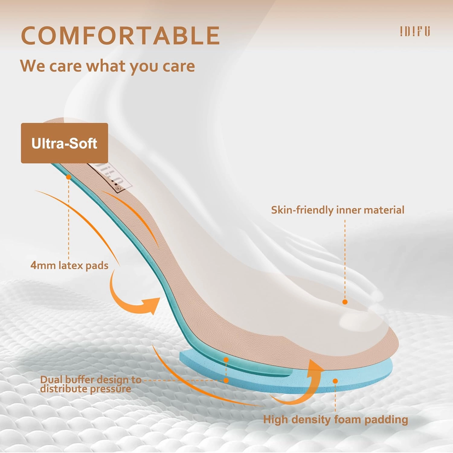 IDIFU Women's 3 Inch Kitten Heels - Dressy Open Toe Heels Ankle Strap Heeled Sandals for Bride Wedding Bridal Shoes On Evening Prom