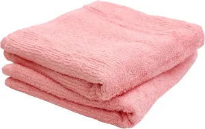 Imabari Towel, 2 Piece Bath Towel Set, Japanese Towels, Quick-Dry Towel, Soft and Highly Absorbent, Air&Thin, Peach