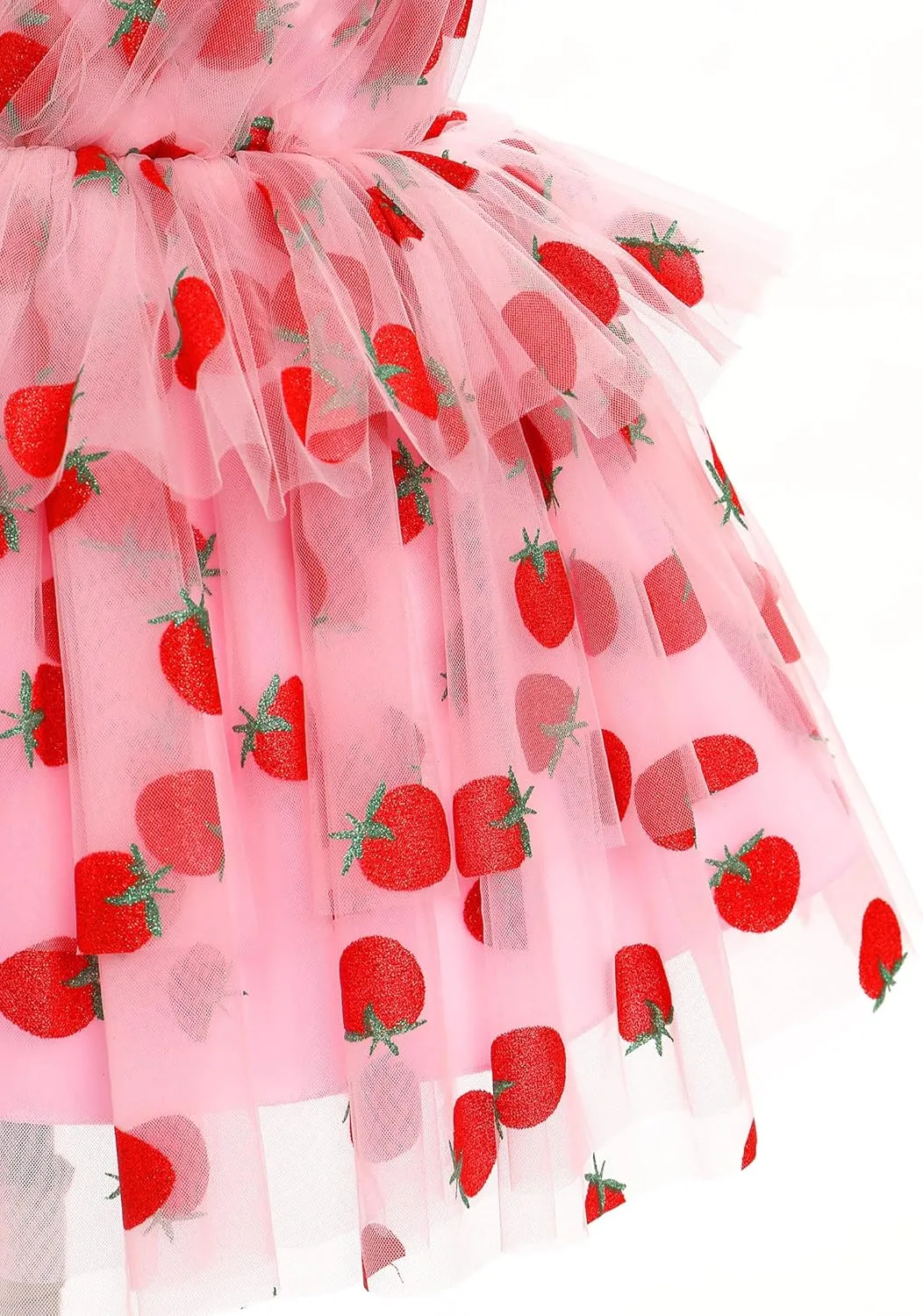 IMEKIS Toddler Girls Butterfly Birthday Dress Rainbow Tulle Formal Wedding Party Ruffle Tutu Dresses Photo Shoot
