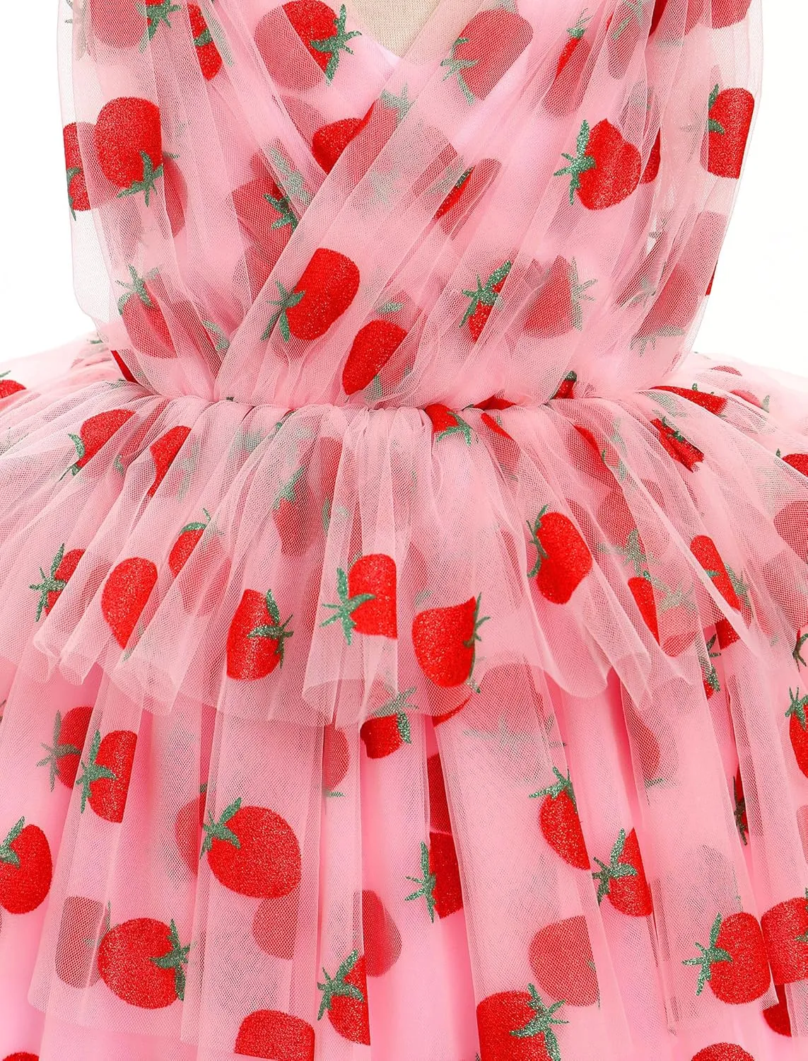 IMEKIS Toddler Girls Butterfly Birthday Dress Rainbow Tulle Formal Wedding Party Ruffle Tutu Dresses Photo Shoot