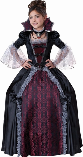 InCharacter Costumes, LLC Vampiress Of Versailles, Black/Red, 16
