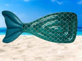 Inflatable Pool Floats - Avocado Pool Raft, Peach Pool Float, Gold Glitter Pool Float
