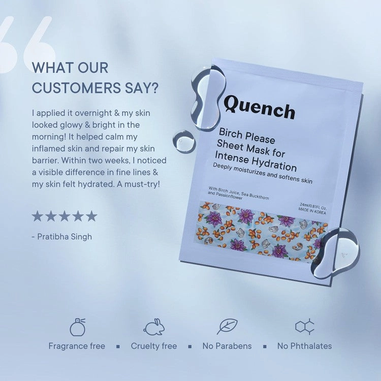 Intense Hydration Sheet Mask with Birch Juice Enzymes - 24 ML
