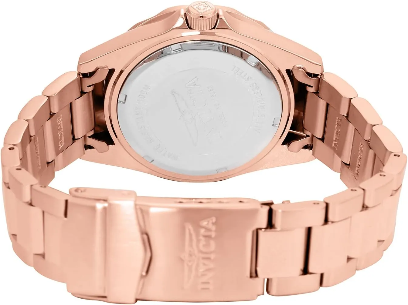 Invicta Women's Pro Diver Crystal Accented 18k Ion-Plated Stainless Steel Watch
