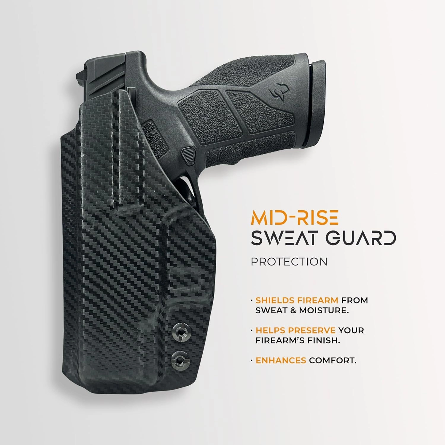 IWB Max Cover Holster Fits S&W Bodyguard 2.0 Inside Waistband Kydex Gun Holster American Made Durable Lightweight Carry Gear