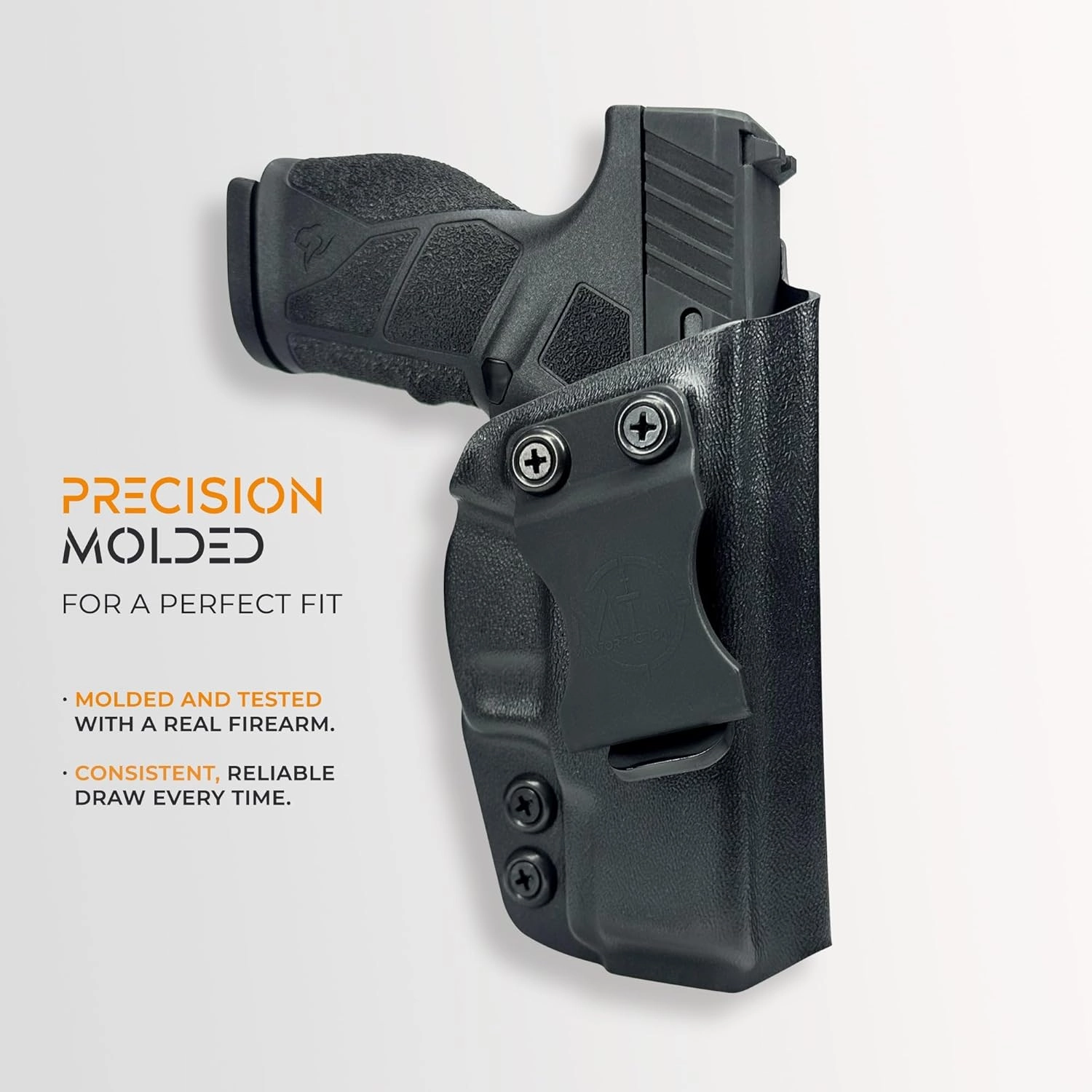 IWB Max Cover Holster Fits S&W Bodyguard 2.0 Inside Waistband Kydex Gun Holster American Made Durable Lightweight Carry Gear