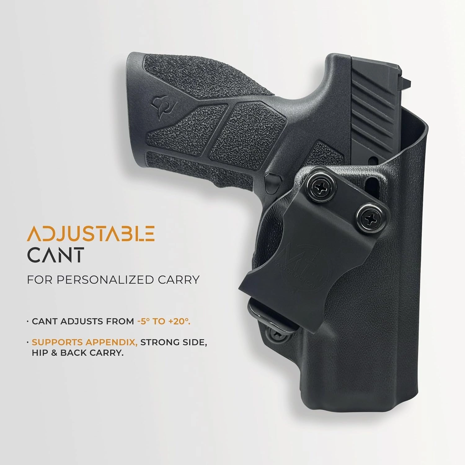 IWB Max Cover Holster Fits S&W Bodyguard 2.0 Inside Waistband Kydex Gun Holster American Made Durable Lightweight Carry Gear