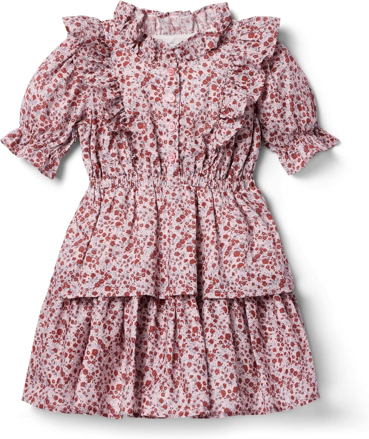 Janie and Jack Girls' Tiered Dress (Toddler/Little Big Kid)
