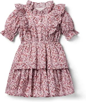 Janie and Jack Girls' Tiered Dress (Toddler/Little Big Kid)