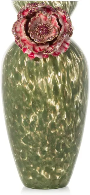 Jay Strongwater Hadleigh Peony Vase #SDH2559-256