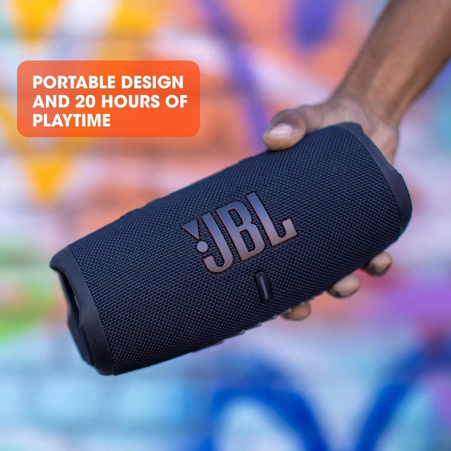 JBL CHARGE 5 - Portable Waterproof (IP67) Bluetooth Speaker with Powerbank USB Charge out, 20 hours playtime, JBL Partyboost (Pink)