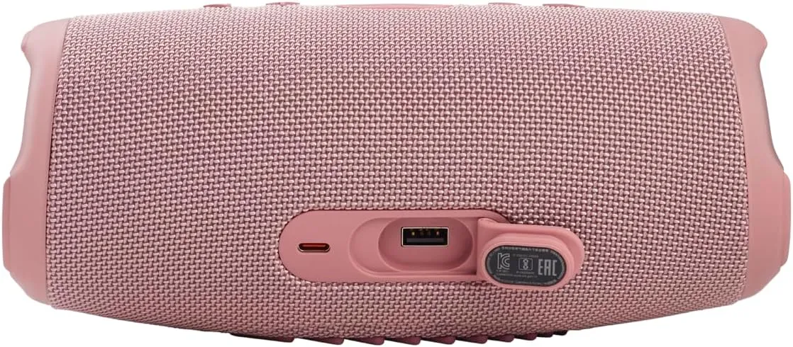 JBL CHARGE 5 - Portable Waterproof (IP67) Bluetooth Speaker with Powerbank USB Charge out, 20 hours playtime, JBL Partyboost (Pink)