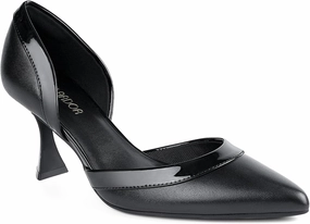 JENN ARDOR Women's Pumps Low Heels Pointed Closed Toe Kitten Dress Shoes for Women Comfortable Stiletto Heeled Sandals Classic Wedding Party D'Orsay Work Pumps