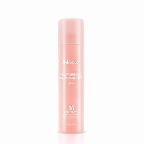 JM solution - Glow Luminous Flower Sun Spray - Rose - SPF50 /PA    