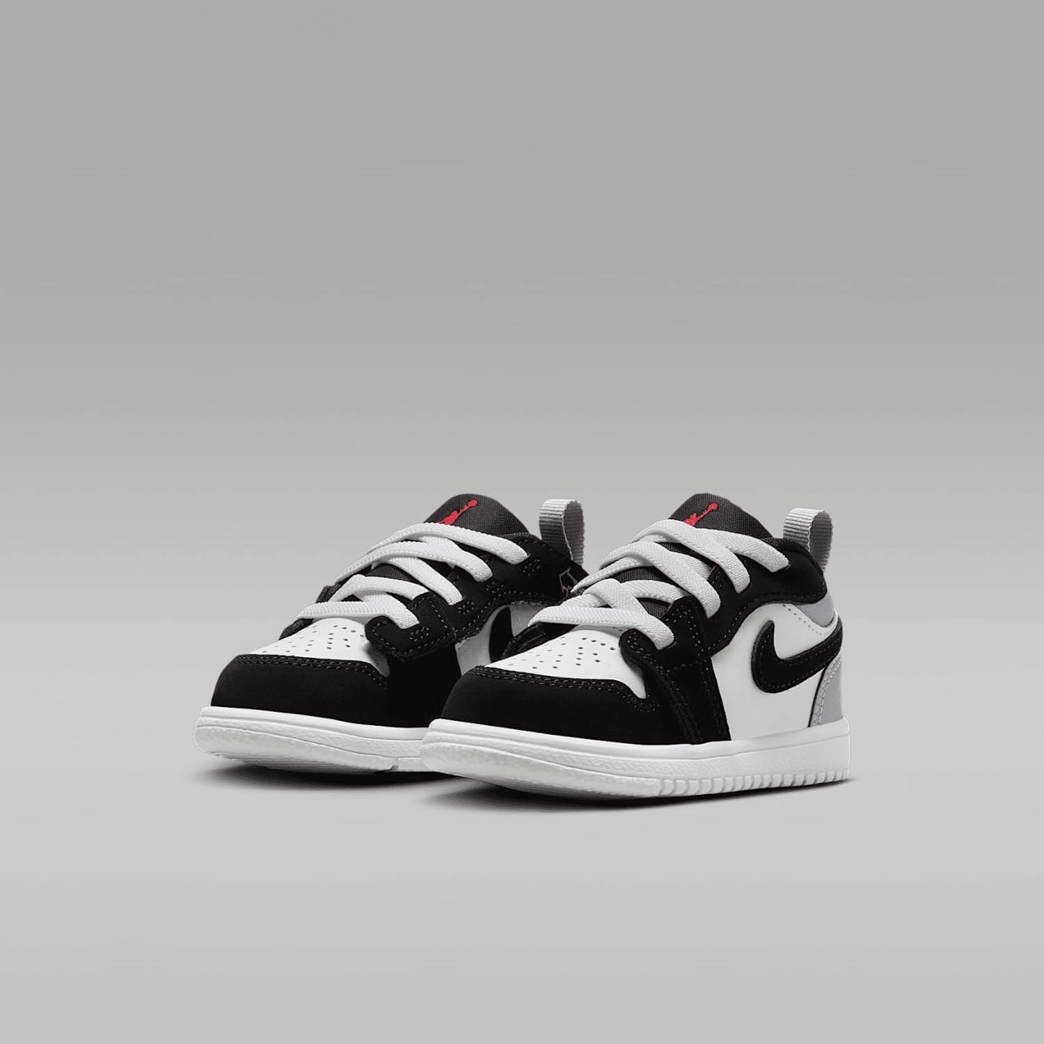 Jordan 1 Low Alt SE Baby/Toddler Shoes (IB3886-106, White/Black/Matte Silver/Fire Red)