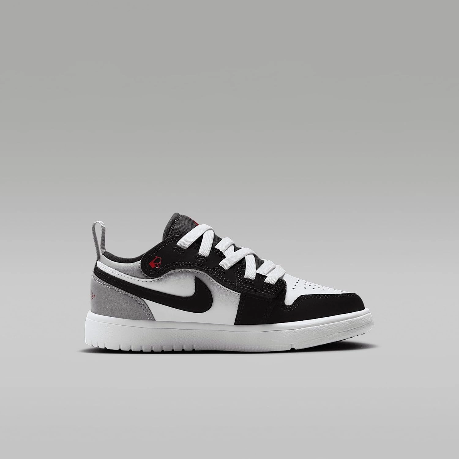 Jordan 1 Low Alt SE Little Kids' Shoes (IB3885-106, White/Black/Matte Silver/Fire Red)