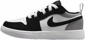 Jordan 1 Low Alt SE Little Kids' Shoes (IB3885-106, White/Black/Matte Silver/Fire Red)