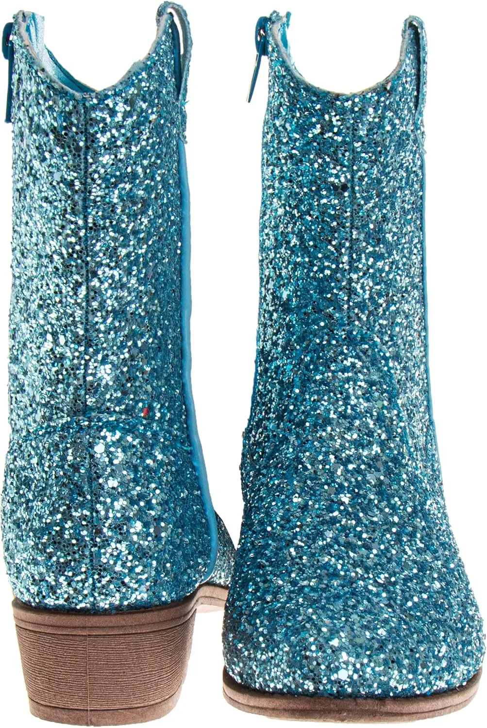 Josmo Glitter Girls Cowgirl Boots Mid Calf Boots Girl Cowboy Boots Size Little Kids/Big Kids