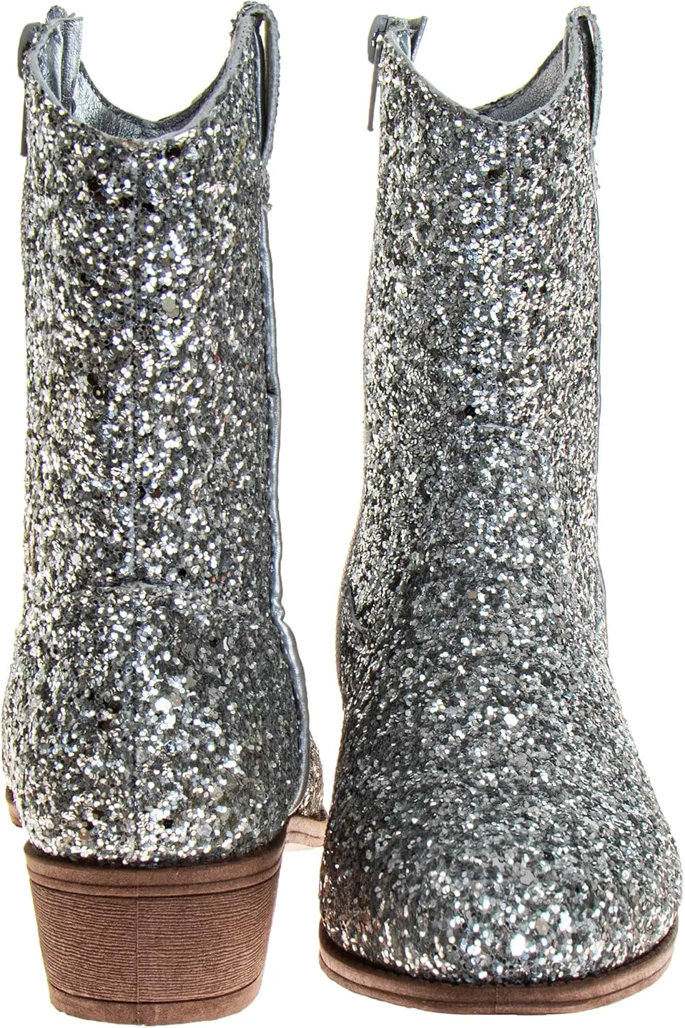 Josmo Glitter Girls Cowgirl Boots Mid Calf Boots Girl Cowboy Boots Size Little Kids/Big Kids