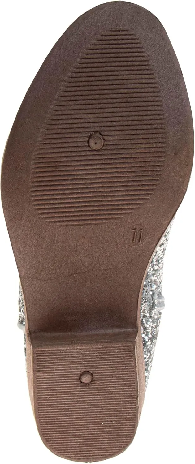 Josmo Glitter Girls Cowgirl Boots Mid Calf Boots Girl Cowboy Boots Size Little Kids/Big Kids