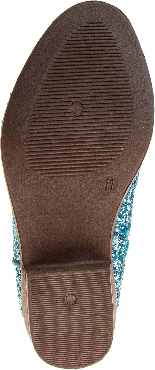 Josmo Glitter Girls Cowgirl Boots Mid Calf Boots Girl Cowboy Boots Size Little Kids/Big Kids