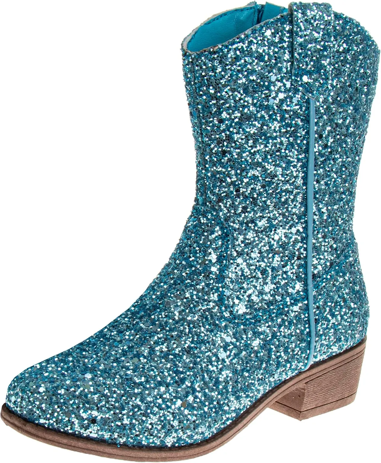 Josmo Glitter Girls Cowgirl Boots Mid Calf Boots Girl Cowboy Boots Size Little Kids/Big Kids
