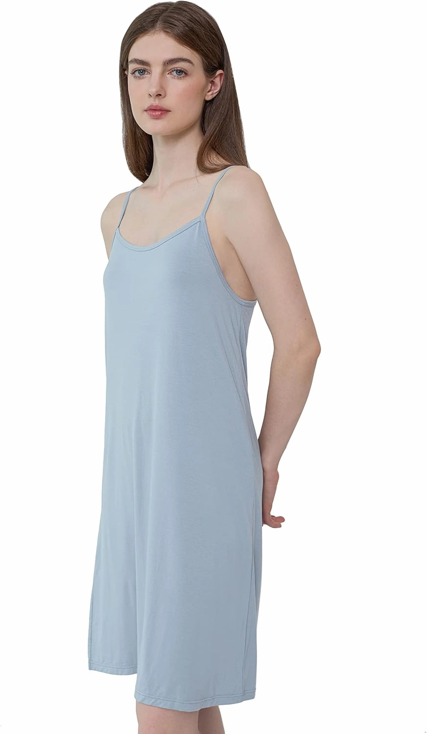 Joyaria Full Slip for Women Adjustable Spaghetti Strap Cami Under Dress Bamboo Viscose Slips Nightwears