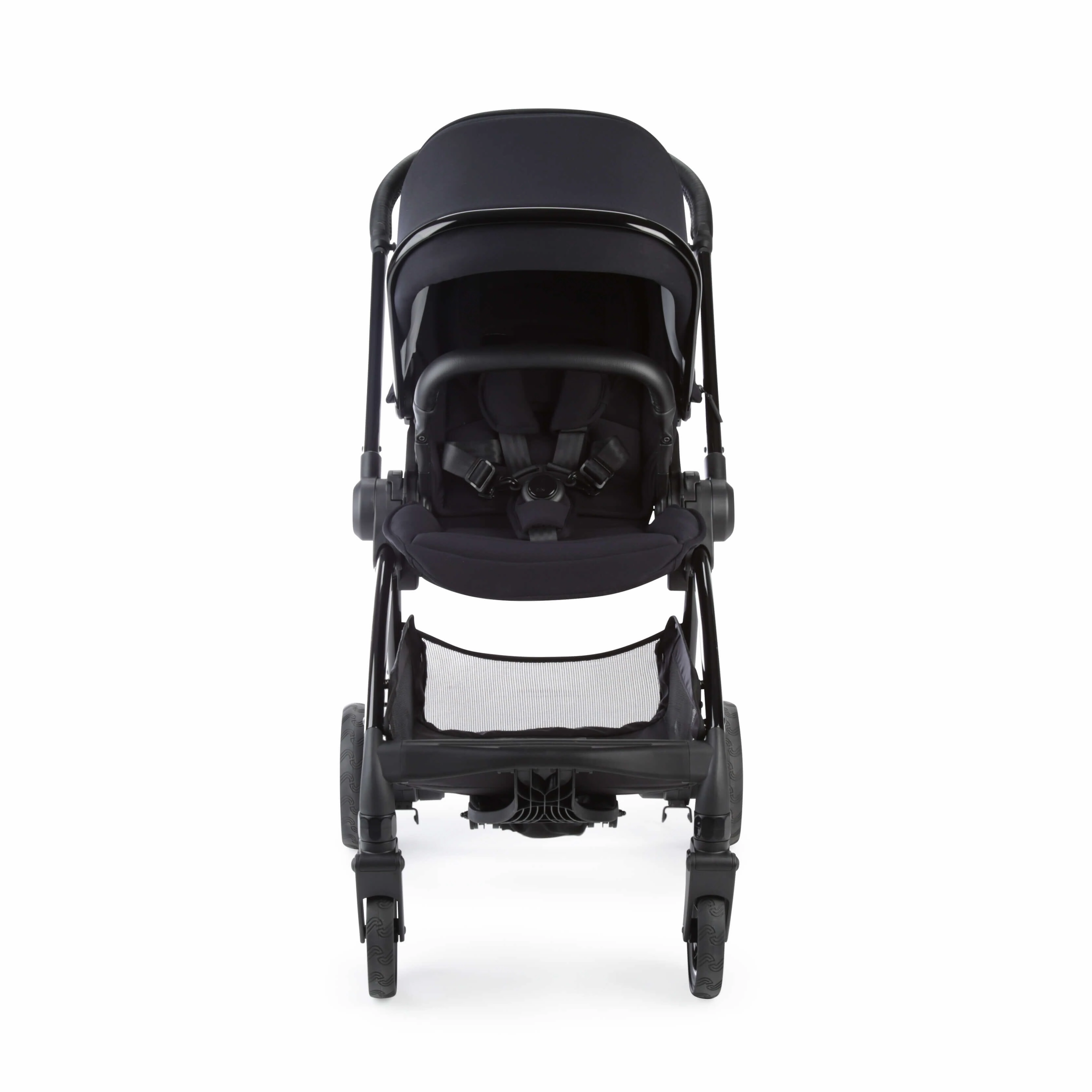 Junior Jones Aylo Rich Black 6pc Travel System inc Doona Blush Pink Car Seat