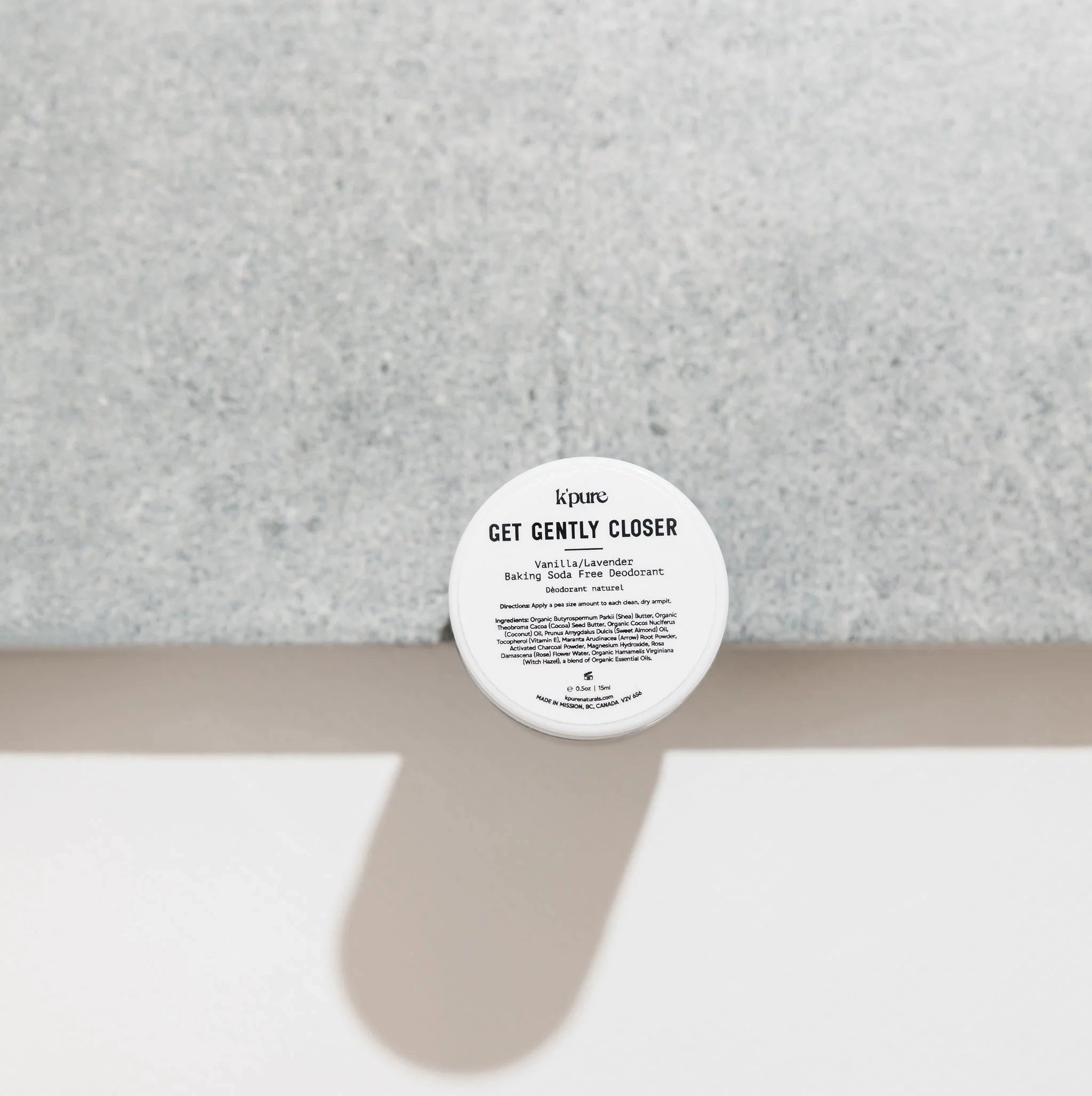 K'Pure Get Closer All Natural Deodorant